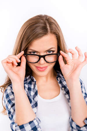 Sexy Schönheit Mit Niedlicher Brille Sexy Schönheit Mit Niedlicher Brille